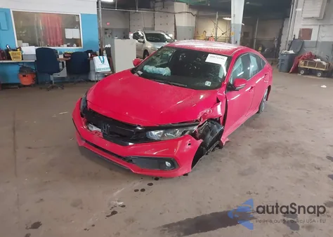 2020 Honda Civic Sport from USA, damaged, VIN 2HGFC2F84LH543170